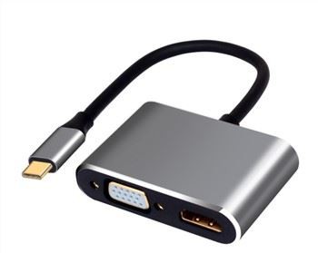 2 in 1 타입 C 허브